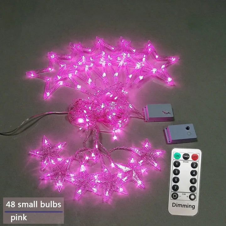 Auraly Lichtslinger – LED sterrengordijn voor binnen en buiten met meerdere lichtstanden