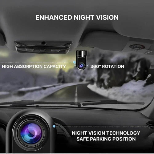HD-autocamera met bewegingsdetector en parkeerbewaking 5