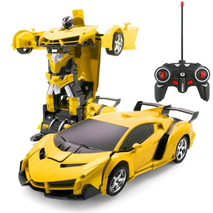 Trasformatore RC Auto – Robot 2-in-1 e Sportiva con Telecomando per Bambini