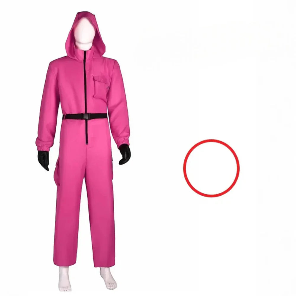 Halloween Game Guard Masker Jumpsuit Kostuum 3