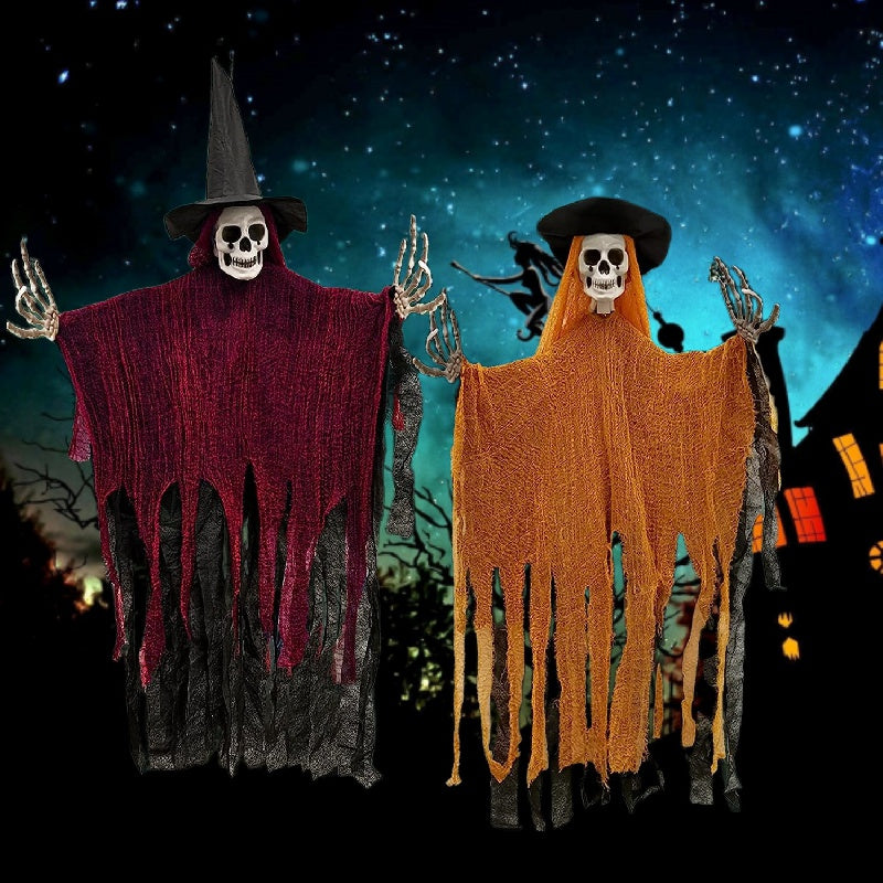 Halloween Hangende Skelet Spook Decoratie Set 0