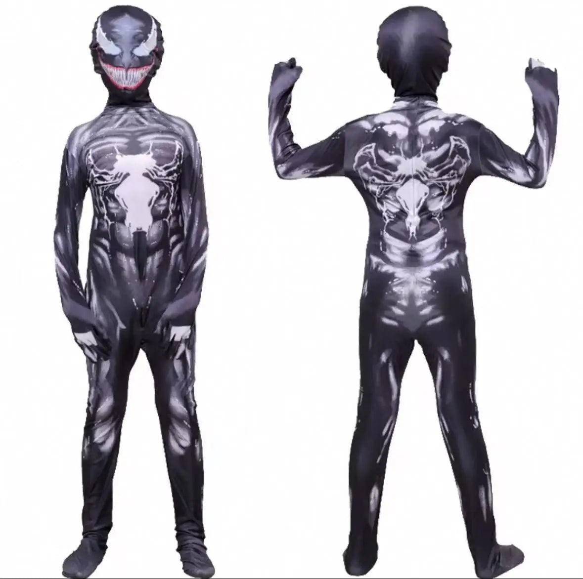 FrightFun – Costume di Halloween per Ragazzi Stile 3D – Abbigliamento per Travestimenti Bambini Multicolore
