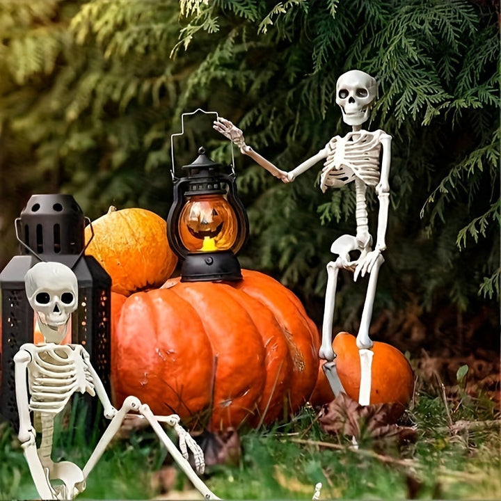 Halloween Plastic Skelet Decoratie Set 3