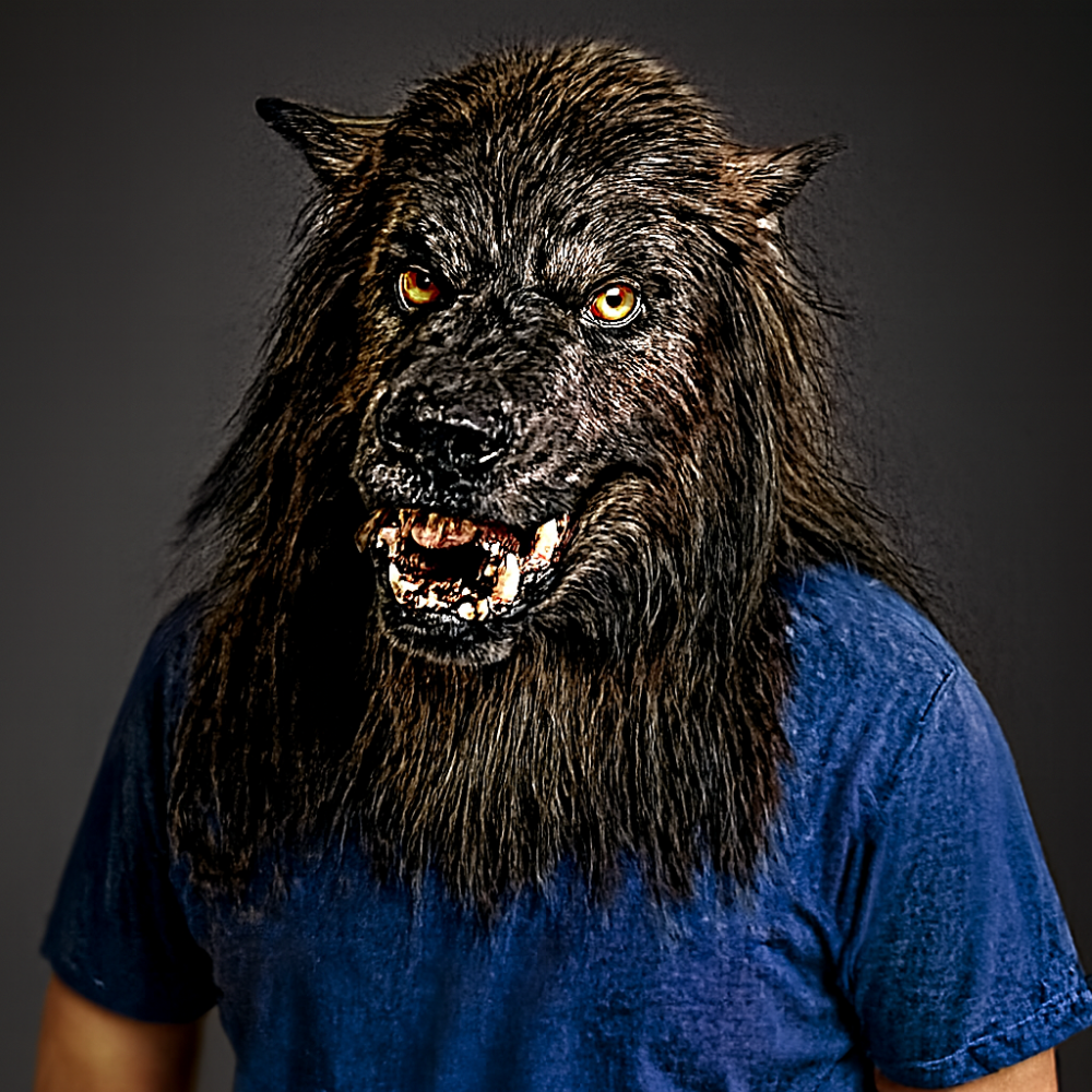 Halloween Wolf Masker Weerwolf Kostuum 2