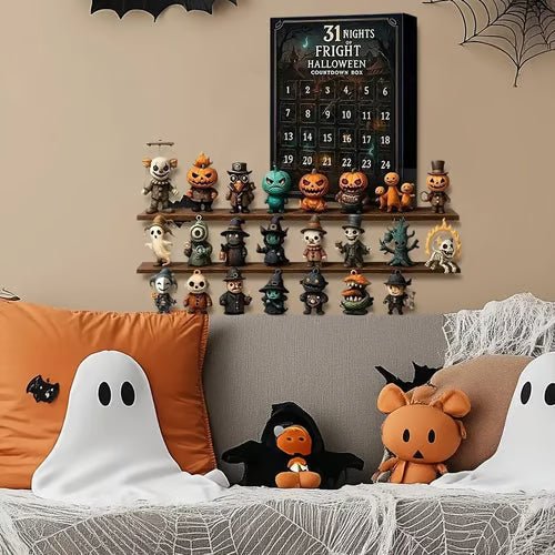 Halloween adventskalender met 31 mini-PVC-figuurtjes 4