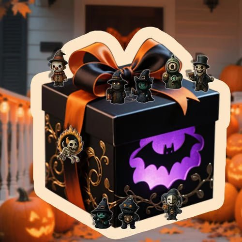 Halloween adventskalender met 31 mini-PVC-figuurtjes 7