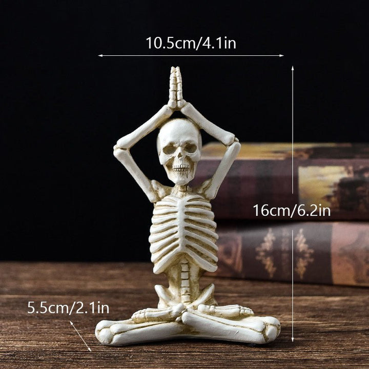 Halloween harsbeeldje — Vintage zwart-wit ornament 6