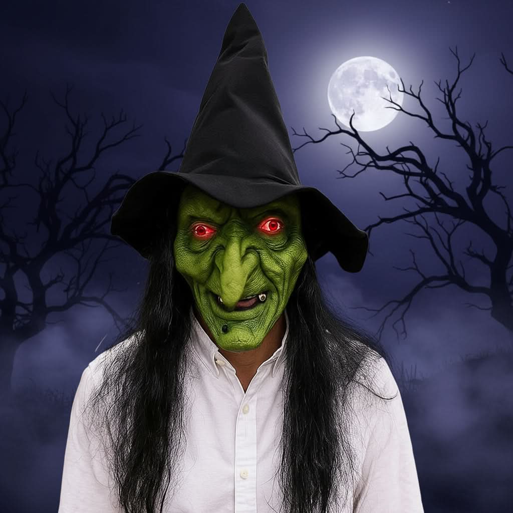 Handwasbaar Latex Masker voor Halloween en Kostuumfeesten, 100% Natuurlijk Latex 5