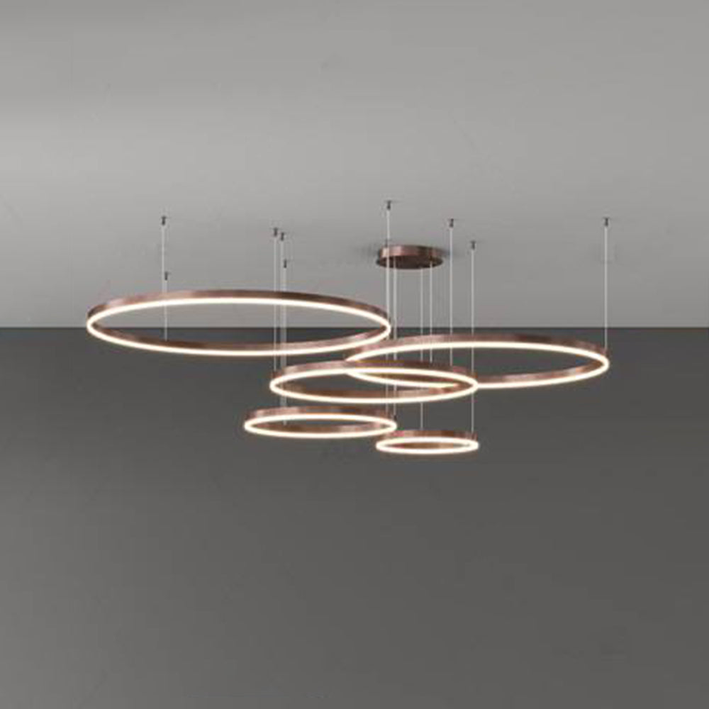Hanglamp Ring LED Goud Zwart Metaal Acryl Dimbaar Woonkamer Eetkamer Slaapkamer | Sansoti 13