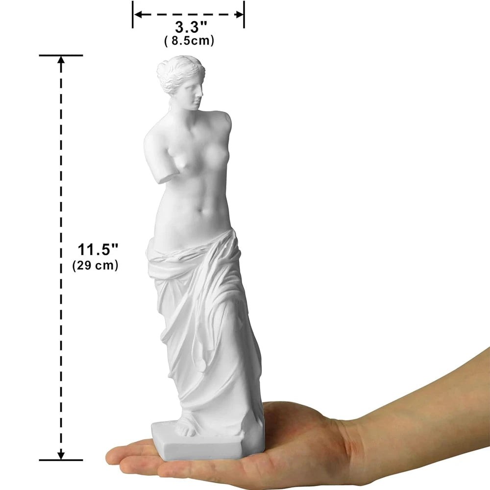 Hars Beeldje Venus de Milo 29 cm – Griekse Mythologie Sculptuur voor Decoratie 5