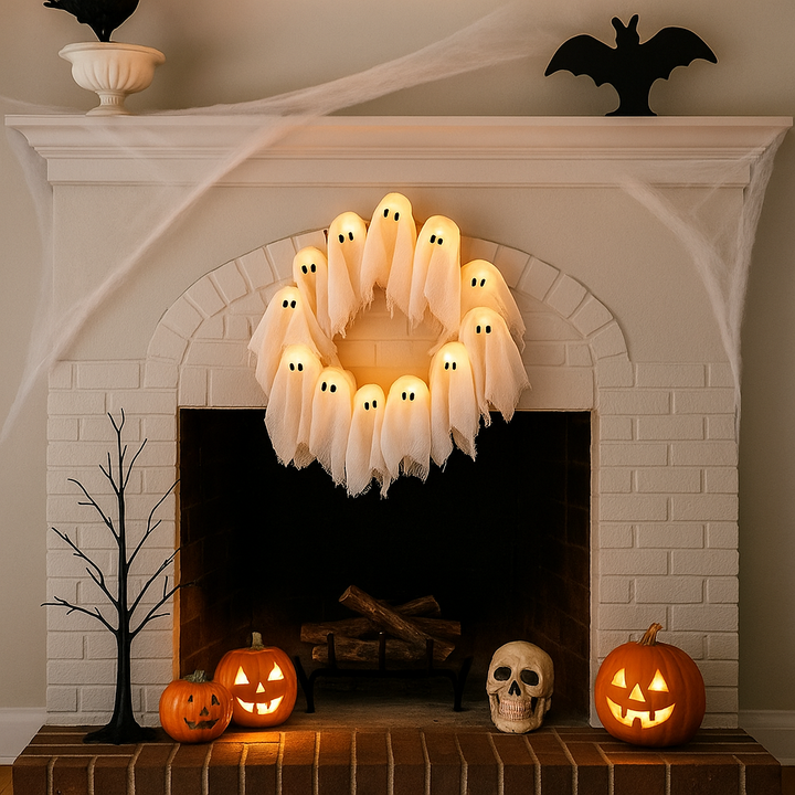 HauntGlow Halloween Krans | Betoverende glow krans voor een spooky feestelijke touch 3