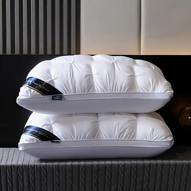 HealthySleep – Almohada de soporte para el cuello de espuma viscoelástica, hipoalergénica