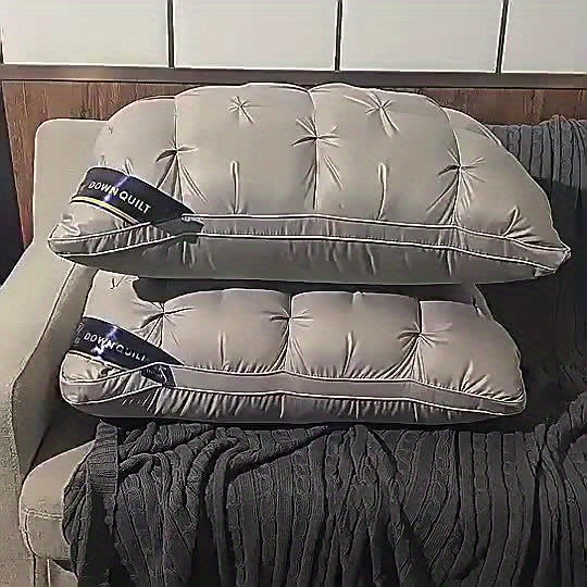 HealthySleep – Almohada de soporte para el cuello de espuma viscoelástica, hipoalergénica
