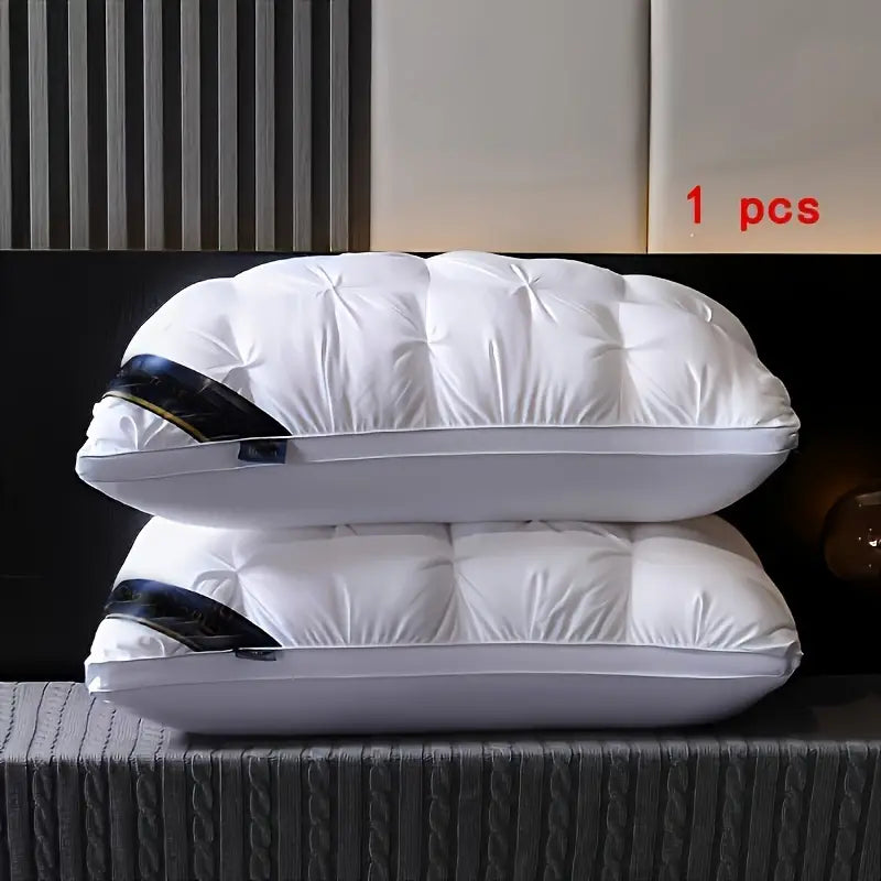 HealthySleep – Almohada de soporte para el cuello de espuma viscoelástica, hipoalergénica