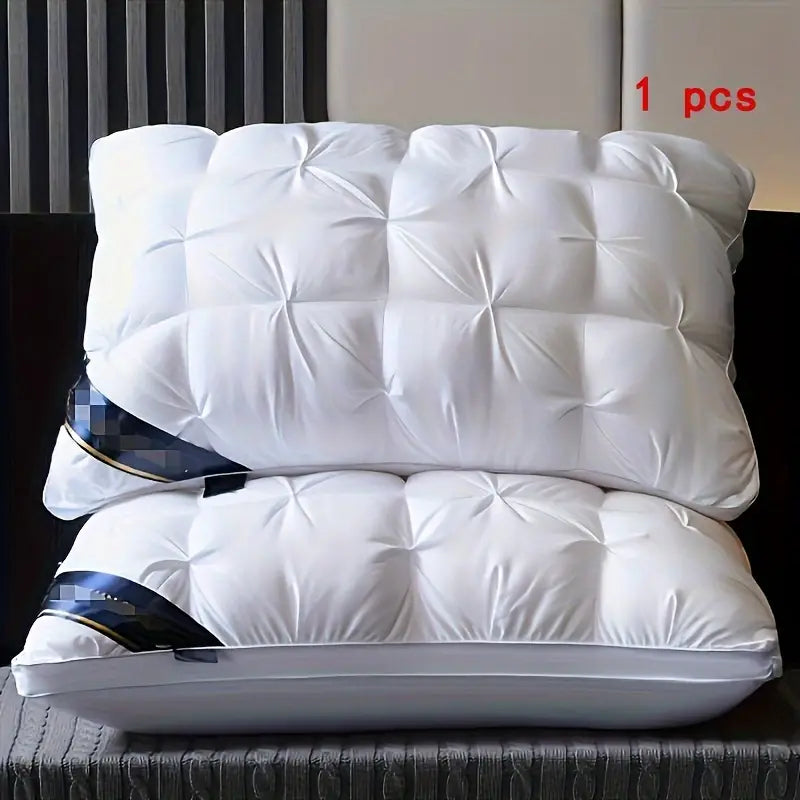 HealthySleep – Almohada de soporte para el cuello de espuma viscoelástica, hipoalergénica