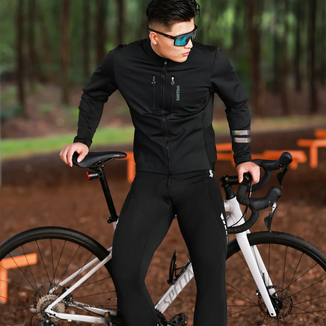 Chaqueta de Invierno para Hombre a Prueba de Viento | Térmica y Reflectante con Bolsillos