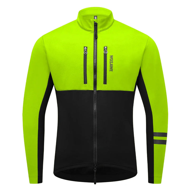 Chaqueta de Invierno para Hombre a Prueba de Viento | Térmica y Reflectante con Bolsillos