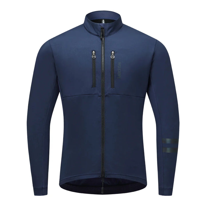 Chaqueta de Invierno para Hombre a Prueba de Viento | Térmica y Reflectante con Bolsillos