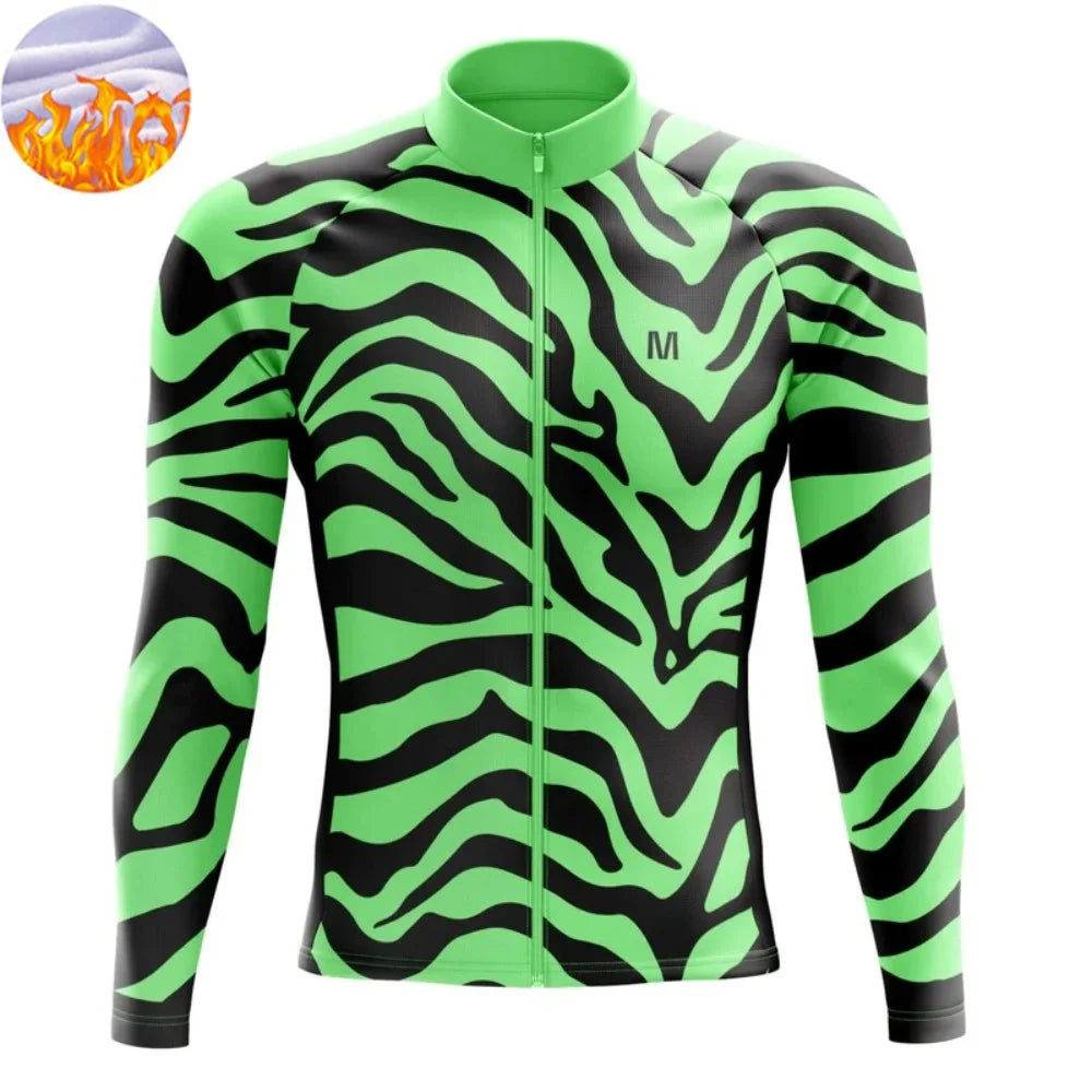 Heren Fleece Fietsjack voor Herfst en Winter met 3 Zakken, Comfortabele Pasvorm 1
