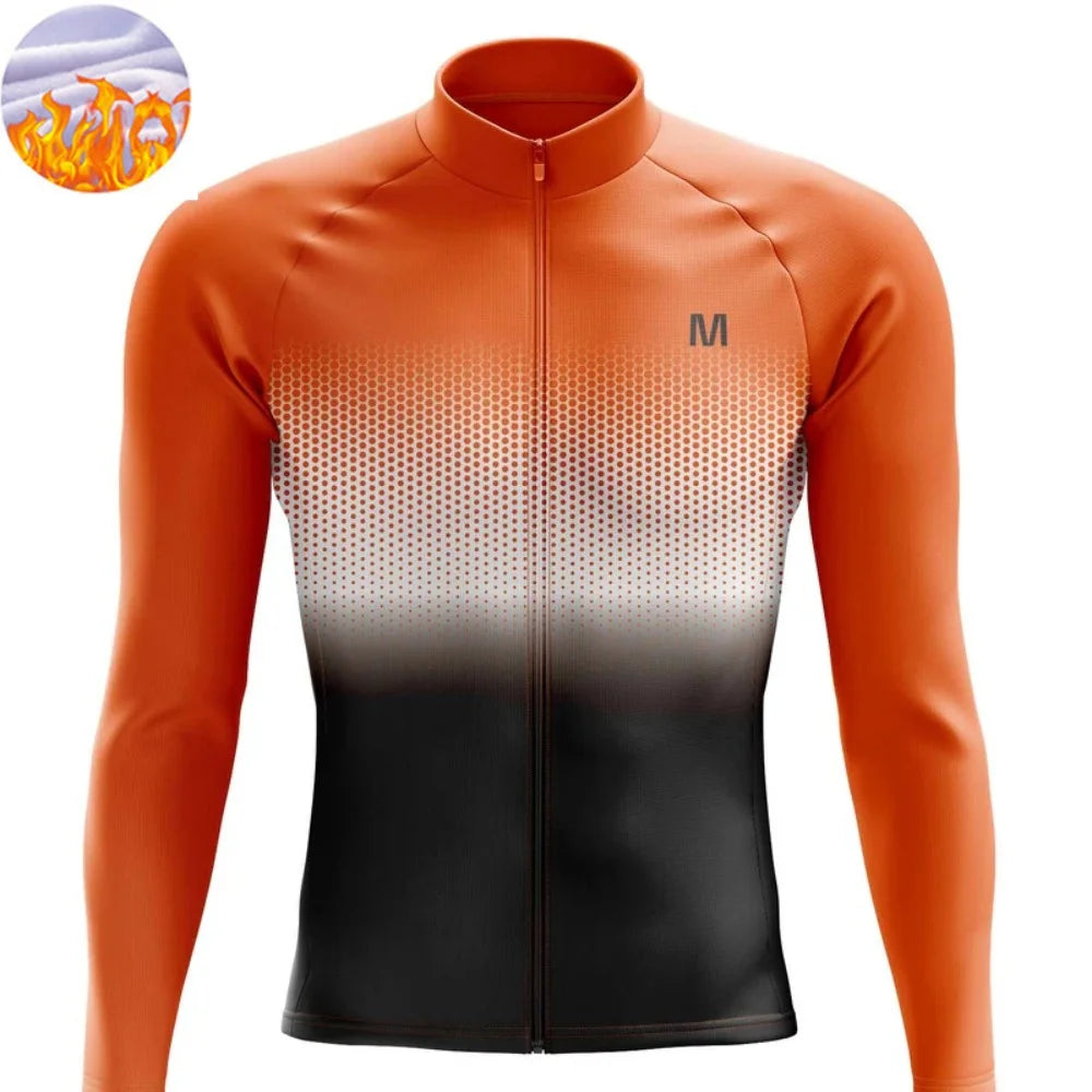 Heren Fleece Fietsjack voor Herfst en Winter met 3 Zakken, Comfortabele Pasvorm 8