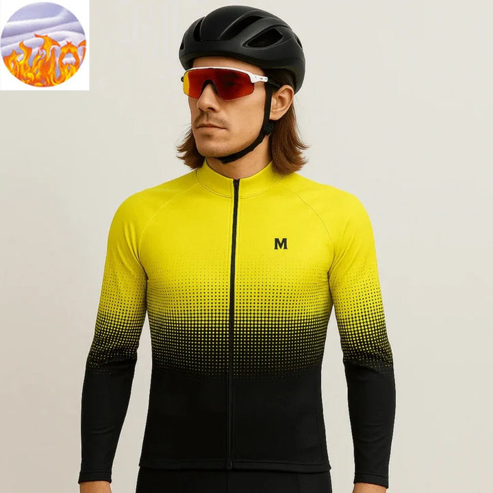 Heren Fleece Fietsjack voor Herfst en Winter met 3 Zakken, Comfortabele Pasvorm 9