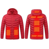 9 aree riscaldate in rosso