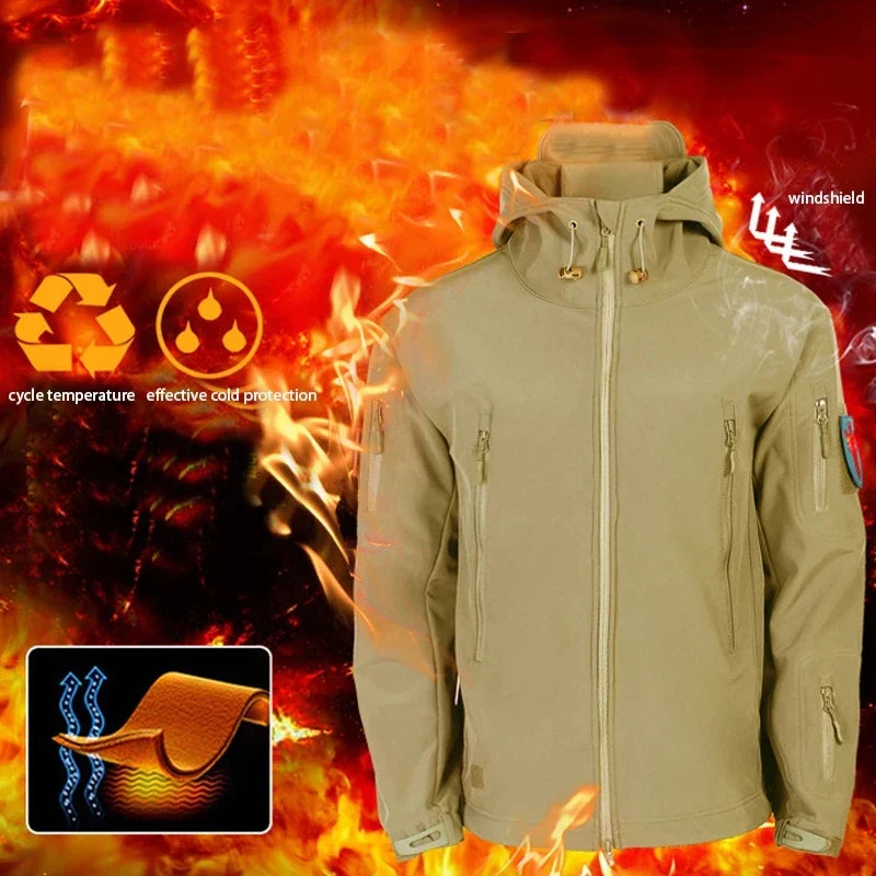 AlpenStorm – Heren Softshell Jas – Waterdicht &amp; Ademend Outdoor