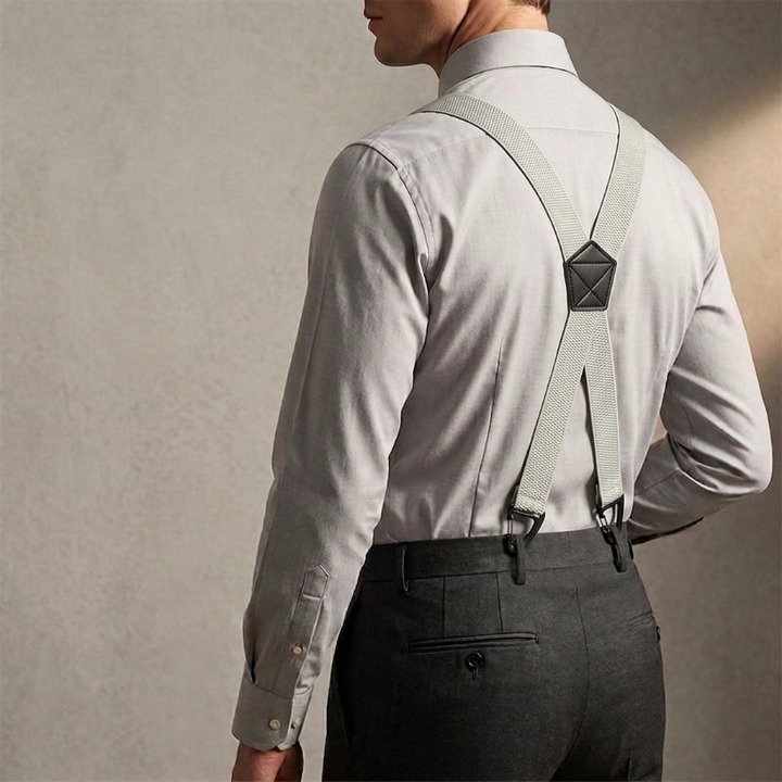 Herenbretels met Haakclips – Verstelbaar X-Back en Y-Vorm voor Perfecte Pasvorm | Sansoti 3
