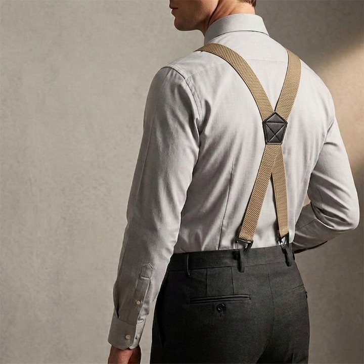 Herenbretels met Haakclips – Verstelbaar X-Back en Y-Vorm voor Perfecte Pasvorm | Sansoti 5