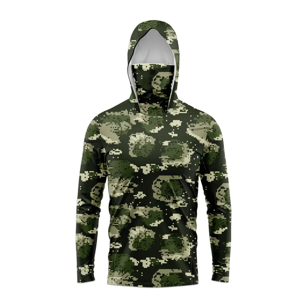 Herren Angelshirt Langarm mit UV-Schutz UPF 50, Schnelltrocknend und Antimikrobiell 2