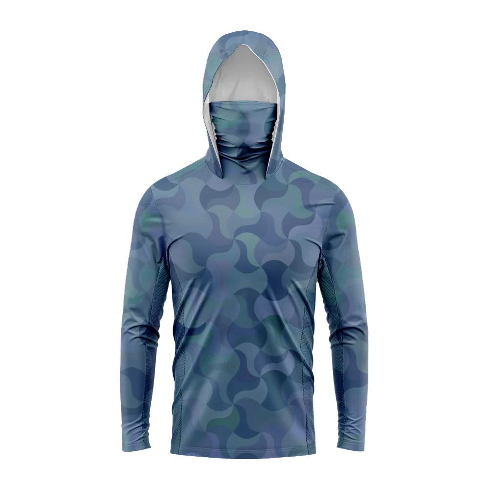 Herren Angelshirt Langarm mit UV-Schutz UPF 50, Schnelltrocknend und Antimikrobiell 5