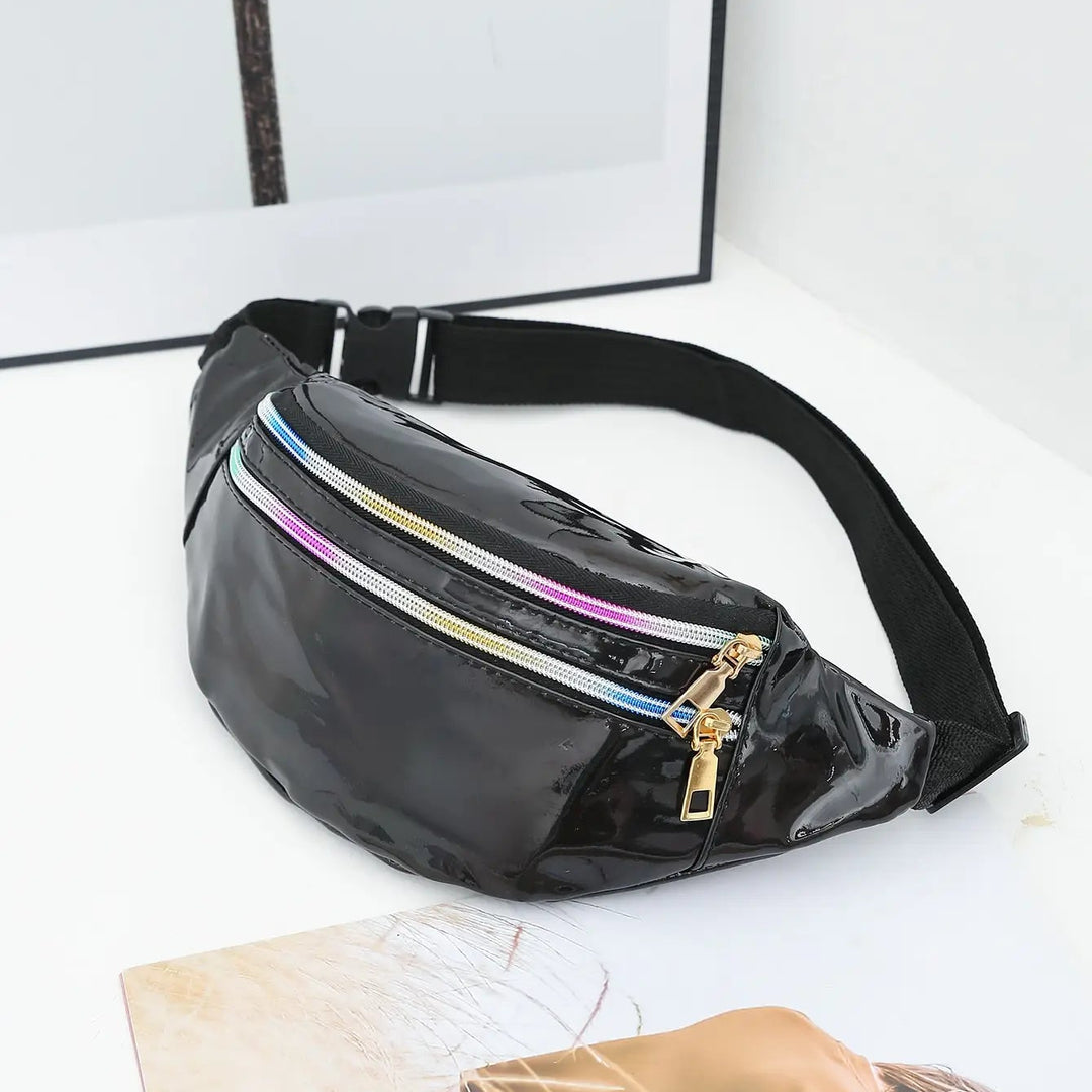 Heuptas Dames Zwart - Modieuze Heuptas voor Wandelen en Reizen met Laser Effect 7
