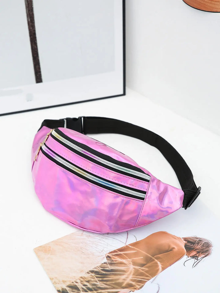 Heuptas Dames Zwart - Modieuze Heuptas voor Wandelen en Reizen met Laser Effect 8