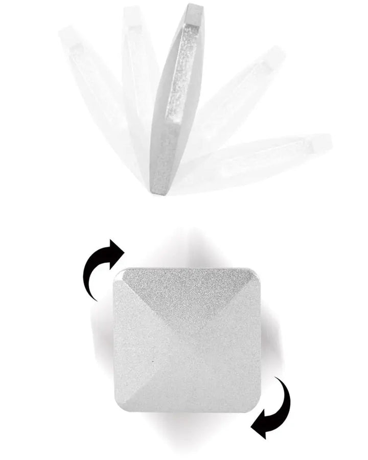 Juguete Fidget Flip – Metal Pesado, Rotación Suave y Formato Compacto
