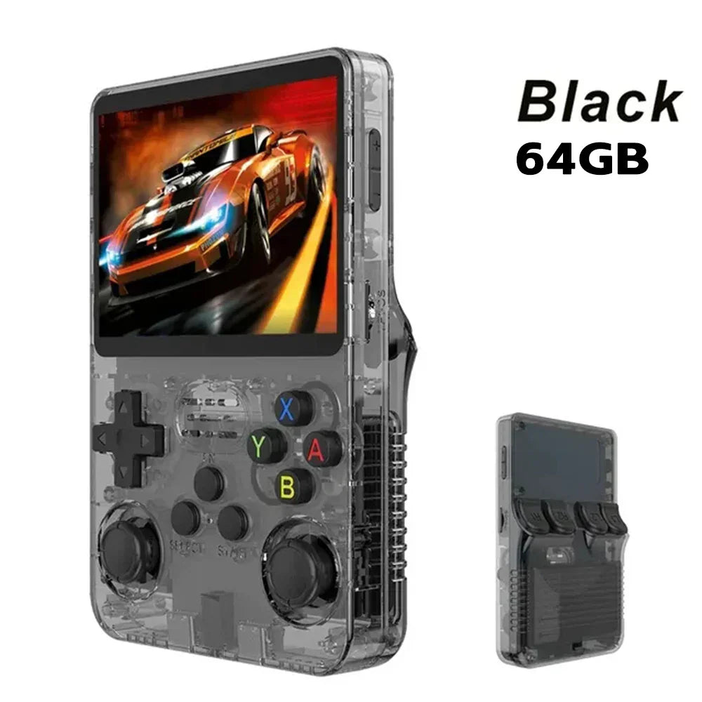 Console de jeu rétro portable – Écran IPS, double joystick & choix 64 Go/128 Go