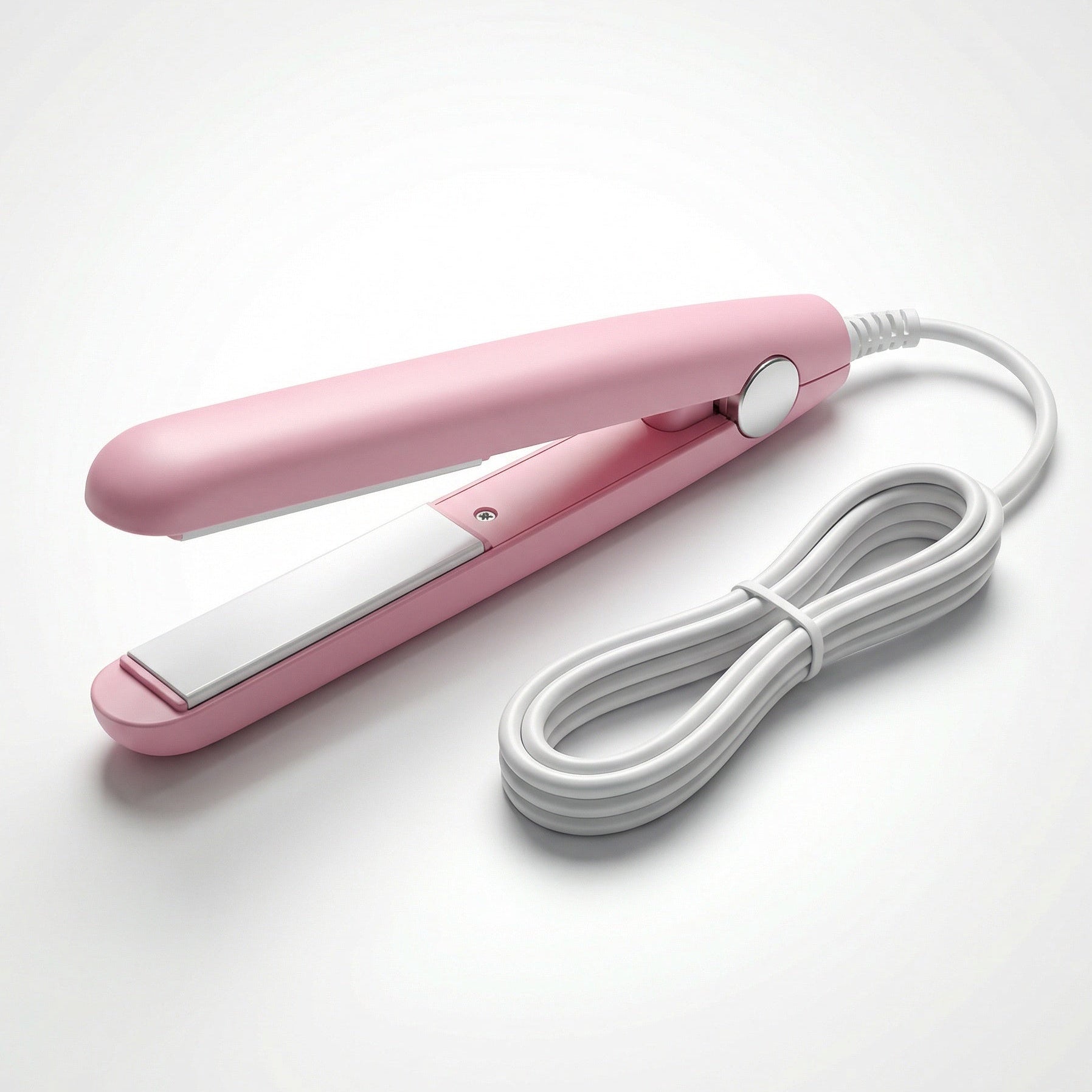 EasyCurl – planxa i rínxol mini ceràmic 2 en 1, format compacte de viatge