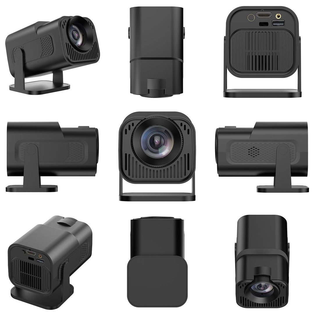 Mini Proyector – Duplicación de Pantalla Inalámbrica, Soporte 1080p y Altavoz Integrado