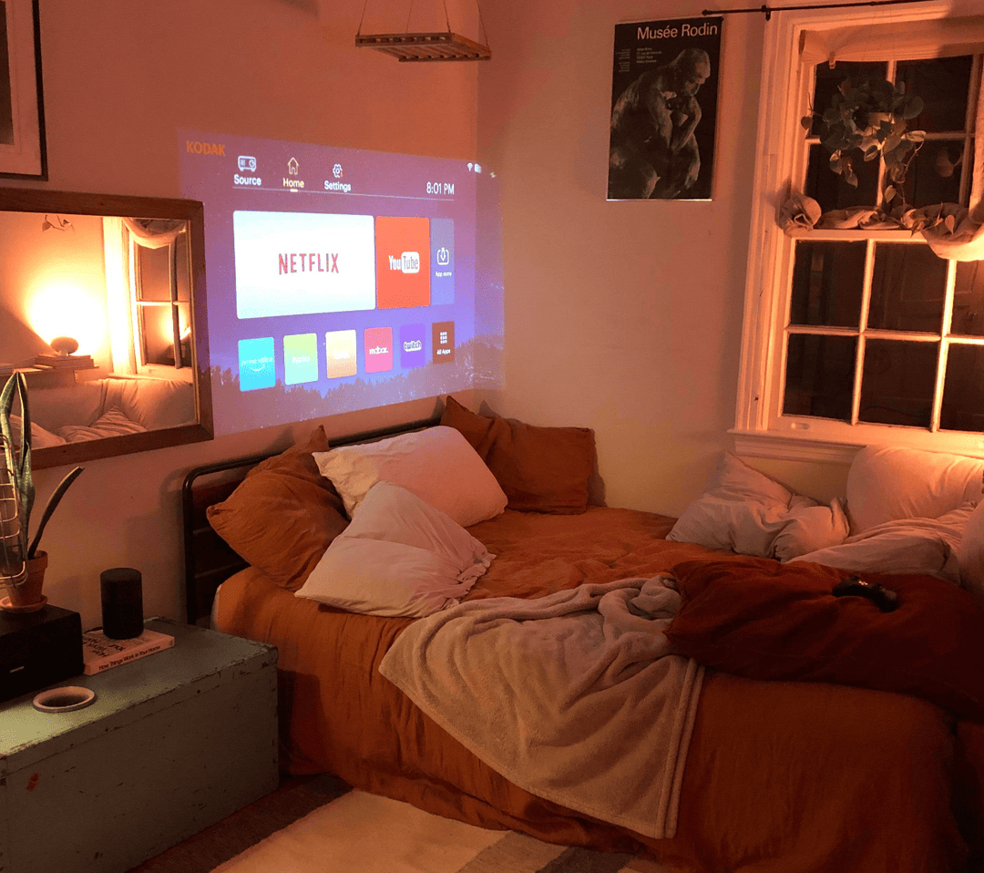 Mini Proyector – Diseño Compacto, Visualización HD y Conexión HDMI/USB para Casa