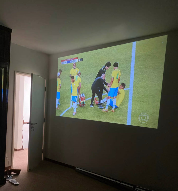 Mini Proyector – Diseño Compacto, Visualización HD y Conexión HDMI/USB para Casa