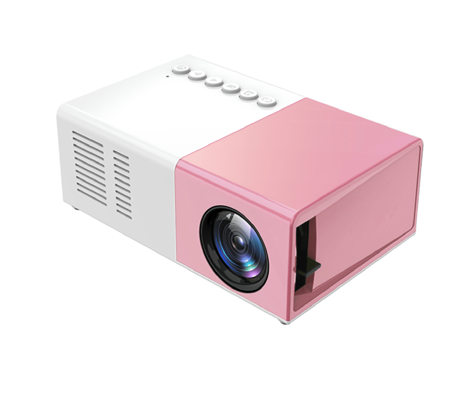 Mini vidéoprojecteur – Design compact, affichage HD & connexion HDMI/USB pour la maison