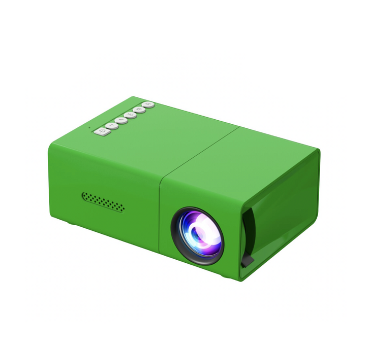 Mini Proyector – Diseño Compacto, Visualización HD y Conexión HDMI/USB para Casa