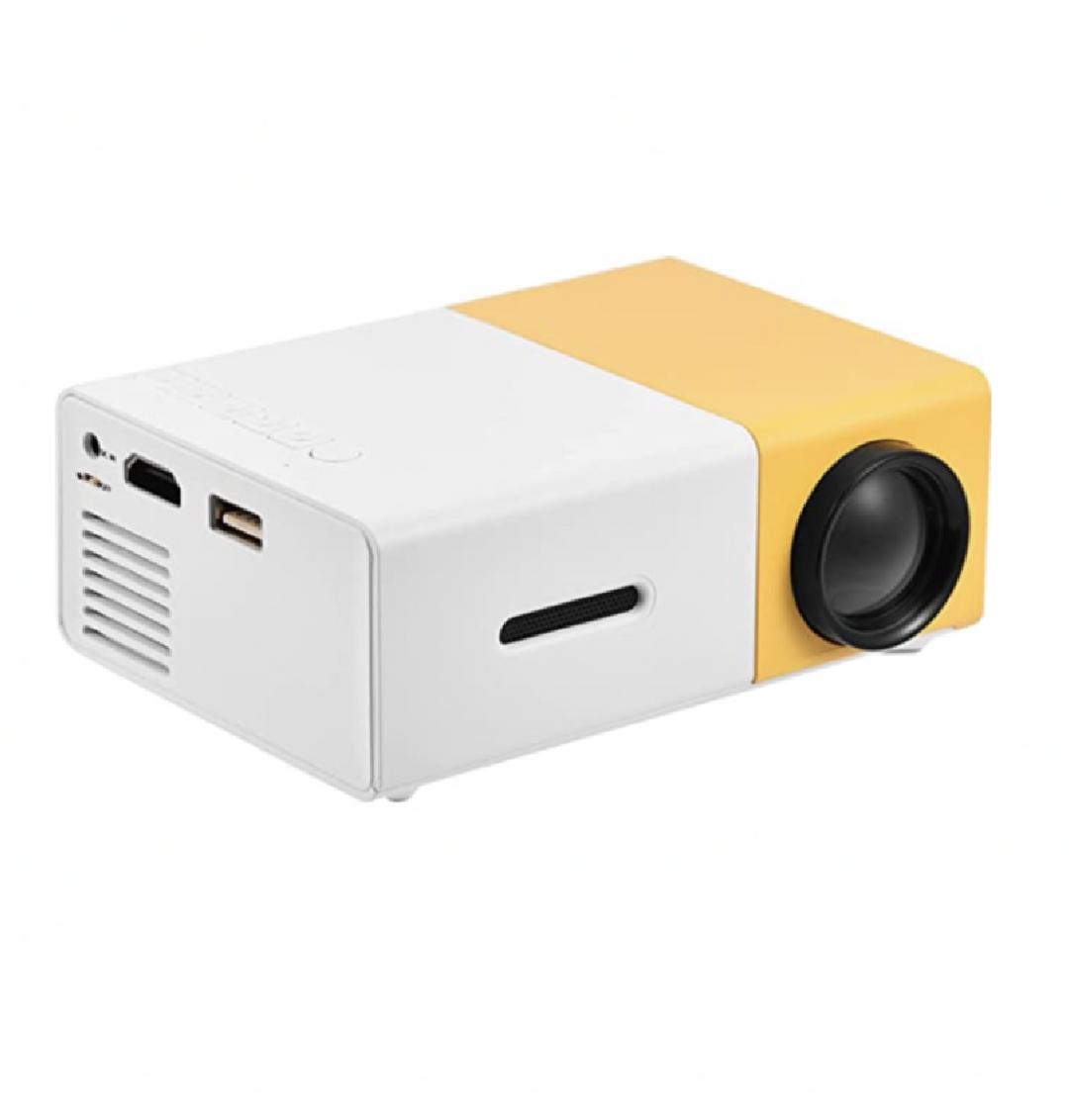 Mini Proyector – Diseño Compacto, Visualización HD y Conexión HDMI/USB para Casa