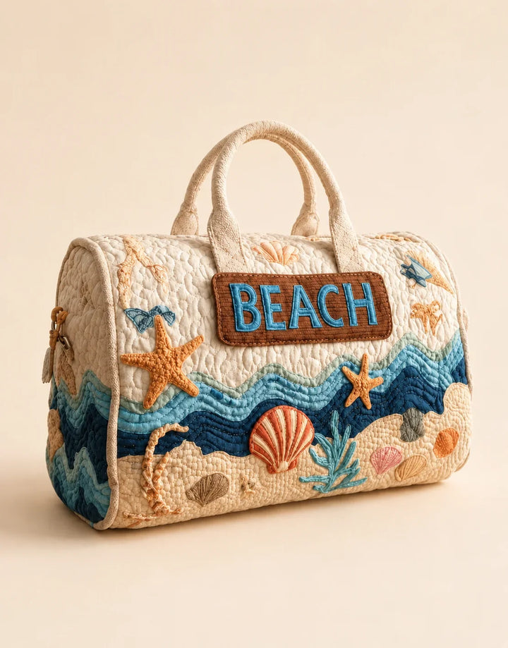 Hippie Van Quilted Duffle Bag 1