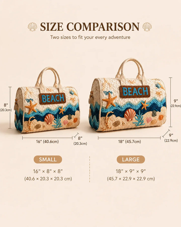 Hippie Van Quilted Duffle Bag 2