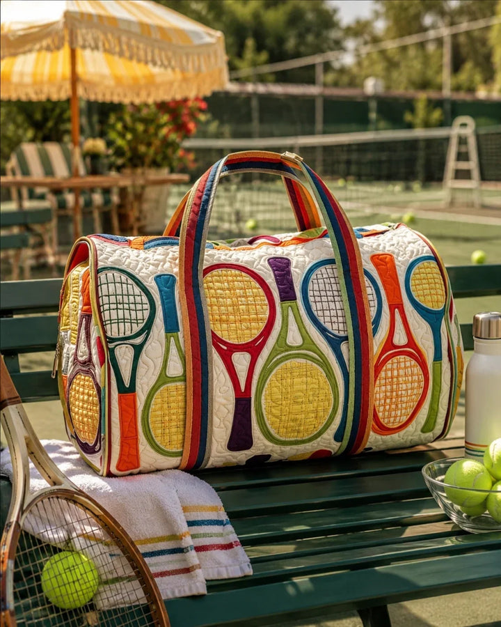 Hippie Van Quilted Duffle Bag 32