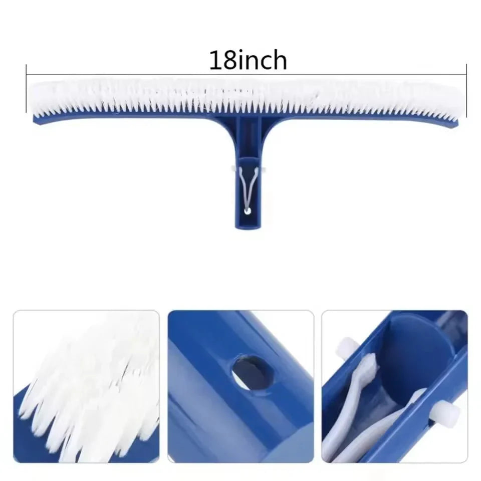 POOLSCRUB – Wide Pool Brush for Thorough and Effortless Pool Cleaning Vestragear