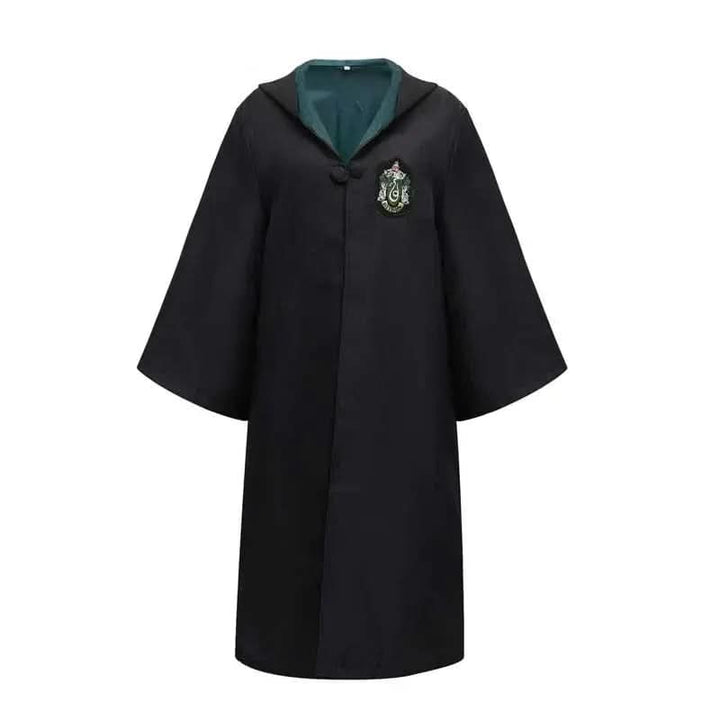 Hogwarts-Zaubererkostüm | Komplettes Set mit Umhang und Zauberstab | Ideal für Halloween und Cosplay 2