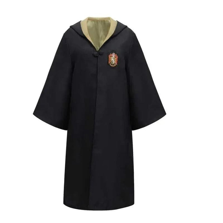 Hogwarts-Zaubererkostüm | Komplettes Set mit Umhang und Zauberstab | Ideal für Halloween und Cosplay 3