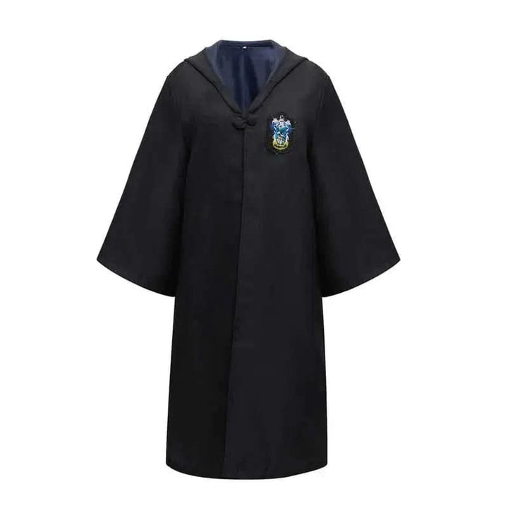 Hogwarts-Zaubererkostüm | Komplettes Set mit Umhang und Zauberstab | Ideal für Halloween und Cosplay 4