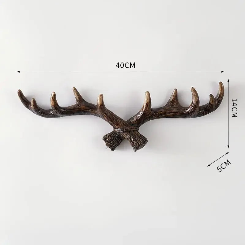 Hookler | Vintage Antler Kapstok - Retro Wandhaak voor Home Entree & Hal 10
